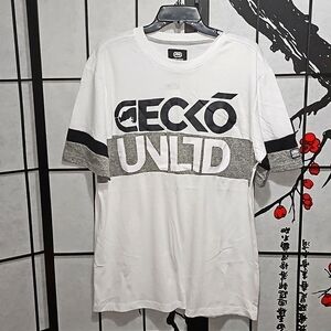 Ecko‎ Unltd White Graphic Tee Shirt NWT Large